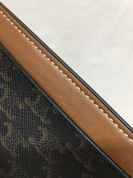 CELINE　マガダム柄 カードケース　イタリア製　茶
