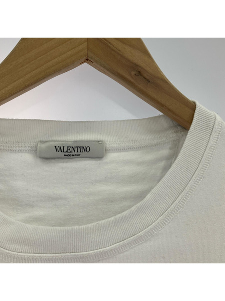 VALENTINO 半袖Tシャツ・カットソー ロゴ ホワイト
