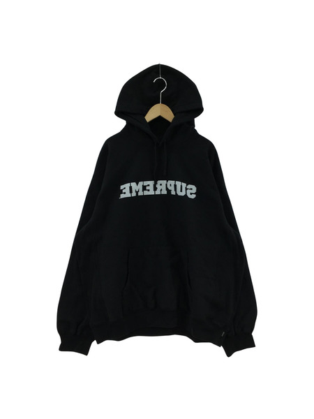 Supreme 25SS Reverse Hooded Sweatshirt リバースロゴパーカー XXL 黒