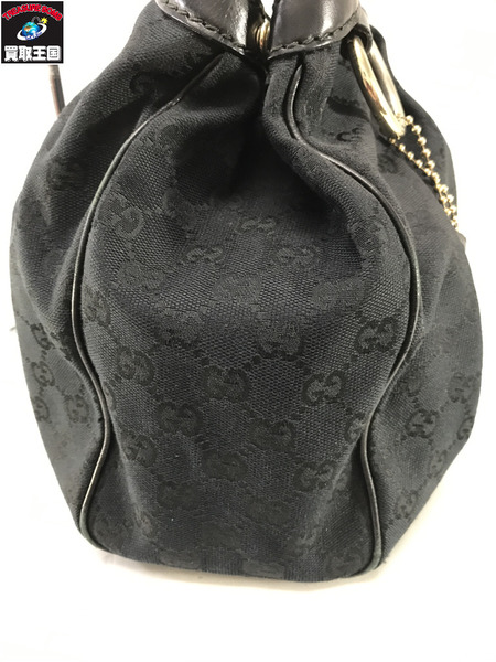 GUCCI ハンドバッグ GGキャンバス黒 スーキー