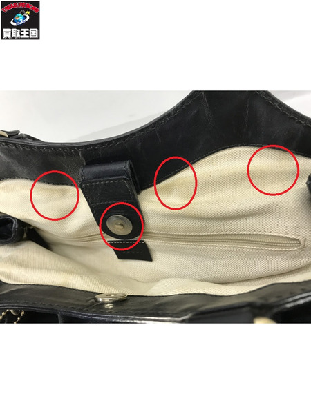 GUCCI ハンドバッグ GGキャンバス黒 スーキー