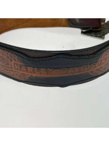 Harley-Davidson ソノ他 80s/レザーバックルベルト