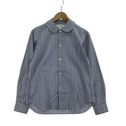 COMME des GARCONS 長袖シャツ shirt 丸襟 シャツ M ギンガムチェック