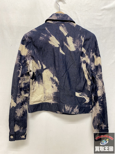 CELINE グロッキープリントデニムジャケット　青 40