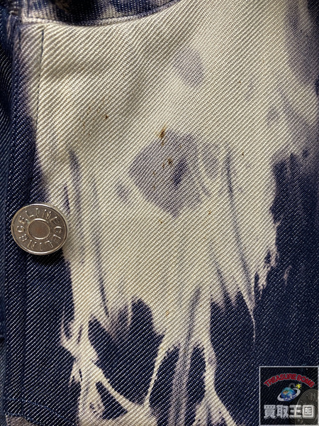 CELINE グロッキープリントデニムジャケット　青 40