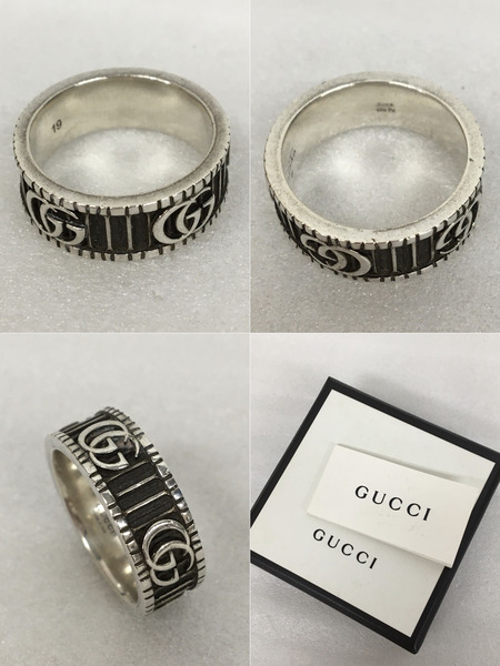 GUCCI　アクセサリー ダブルG/リング/Ag925/#19