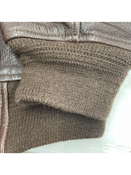 レザージャケット ヴィンテージ レザーブルゾン BR