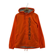 SUPREME 17SS VERTICAL LOGO HOODED COACHES JACKET (S)
