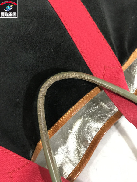 Balenciaga Black Suede Alphabet Tote