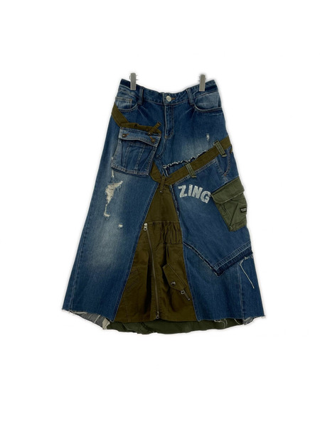 ロングスカート リメイク