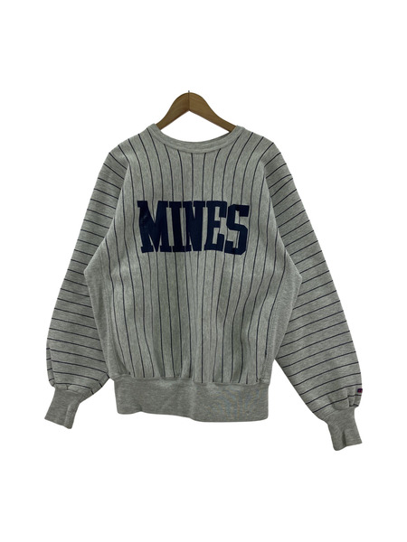 90's MVP COR Inc. MINES スウェット (L) グレー