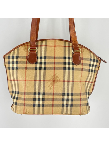 BURBERRY トートバッグ ノバチェックレザーバッグ