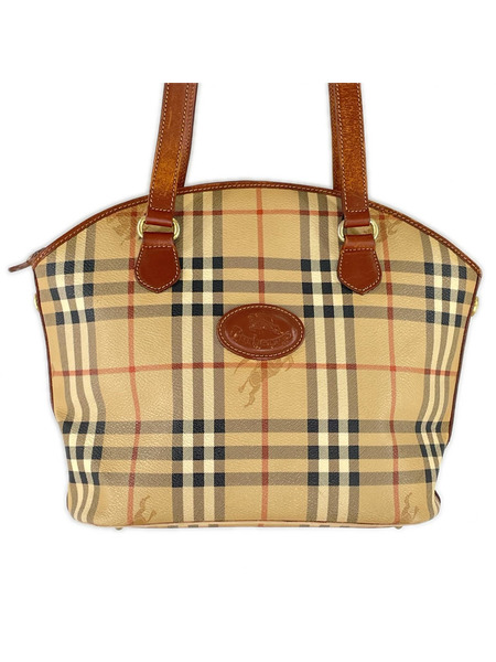 BURBERRY トートバッグ ノバチェックレザーバッグ
