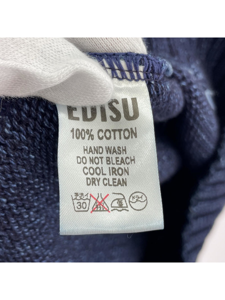 EVISU ニット・セーター LOGO KNIT NVY 40