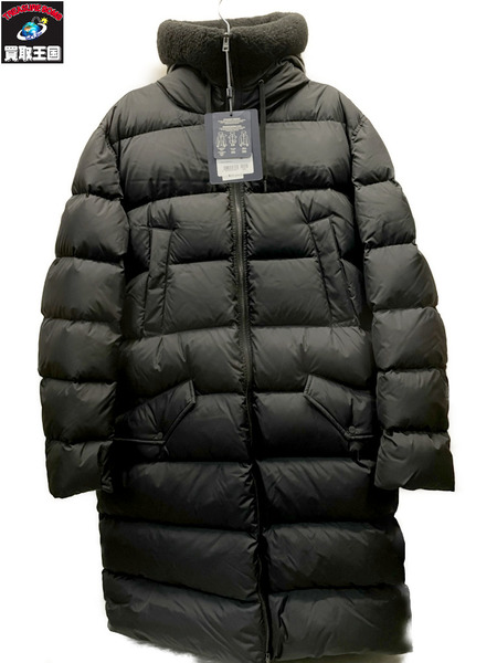 HERNO 襟ボアダウンコート 48 ブラック[値下]