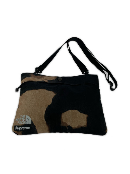 Supreme ショルダーバッグ ×TNF Bleached denim Print Shoulder Bag