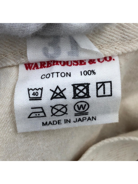 WAREHOUSE 800XX ホワイトジーンズ 生成リ (W31/L32)