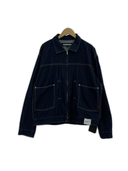 NEIGHBORHOOD デニムジャケット WASHED LW DENIM ZIP JACKET (XL)