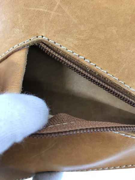 LEDER WOLF ヌメ革 オールレザートートバッグ キャメル