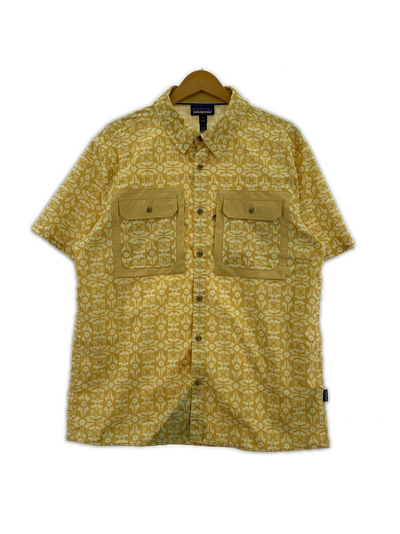 patagonia 半袖シャツ セルフガイデッドサンシャツ(M)