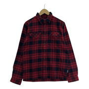 patagonia 長袖シャツ チェック 赤（S）