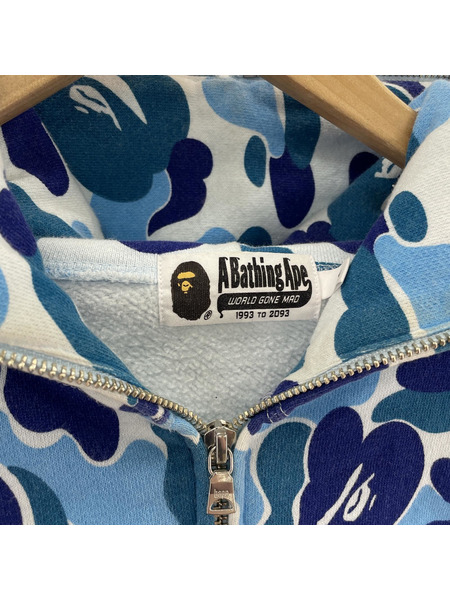 A BATHING APE ABC CAMO SHARK FULL ZIP HOODIE M