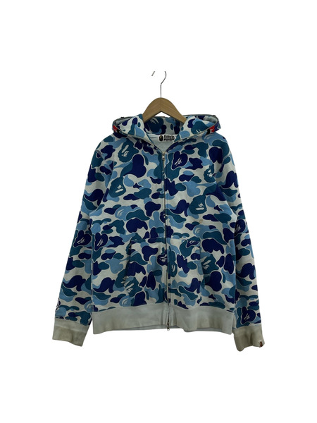 A BATHING APE ABC CAMO SHARK FULL ZIP HOODIE M