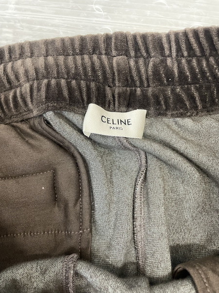CELINE 20ss トリオンフ ベロアスラックス M ブラウン 2Z0206791