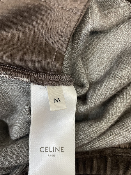 CELINE 20ss トリオンフ ベロアスラックス M ブラウン 2Z0206791