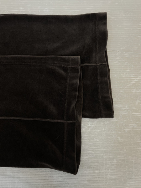 CELINE 20ss トリオンフ ベロアスラックス M ブラウン 2Z0206791