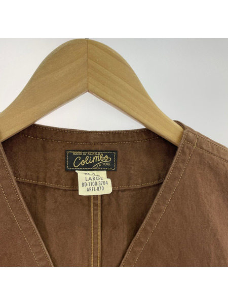 COLIMBO ジャケット BEAR COUNTRY LUMBERJACK VEST (L) 茶[値下]