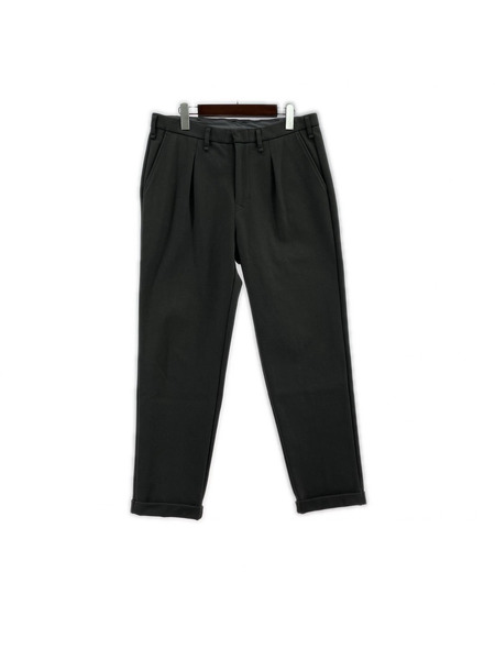 Curly パンツ タックパンツ グレー (3)