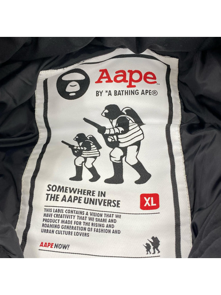 A BATHING APE ダウンジャケット AAPE BY ダウンジャケット XL BLK