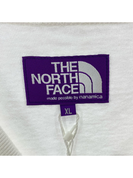 THE NORTH FACE PURPLE LABEL 8oz POCKET TEE WHITE SIZE:XL