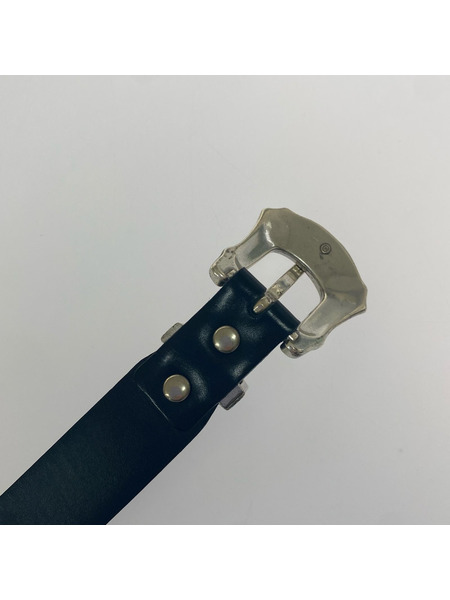 TOGA(VIRILIS) ソノ他 メタルバックル/ウェスタンベルト BLK