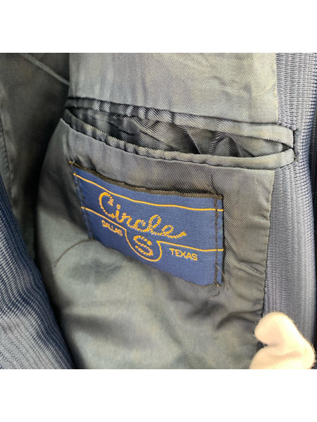 OLD・VINTAGE テーラードジャケット・ブレザー Circle OLD 切替テーラードジャケット 46R NVY