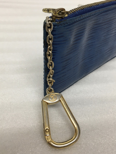 LOUIS VUITTON　ポシェットクレ　エピ　青