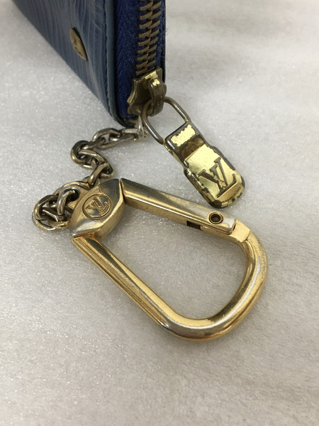 LOUIS VUITTON　ポシェットクレ　エピ　青