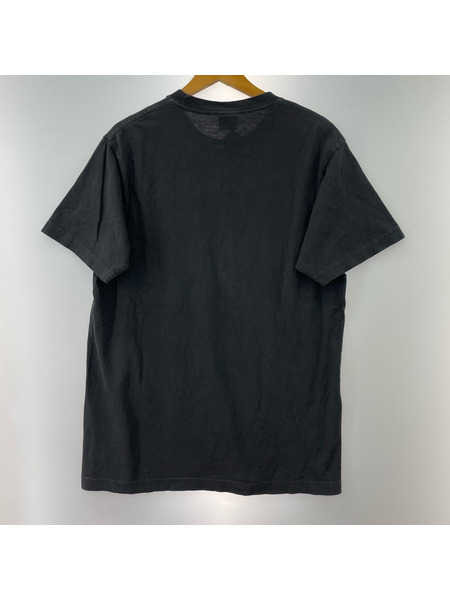 STUSSY 半袖Tシャツ・カットソー BIG BASIC PIGMENT DYED ブラック USA製 M