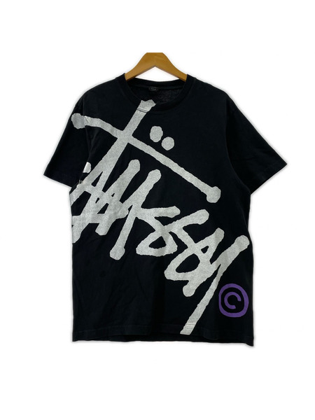 STUSSY 半袖Tシャツ・カットソー BIG BASIC PIGMENT DYED ブラック USA製 M