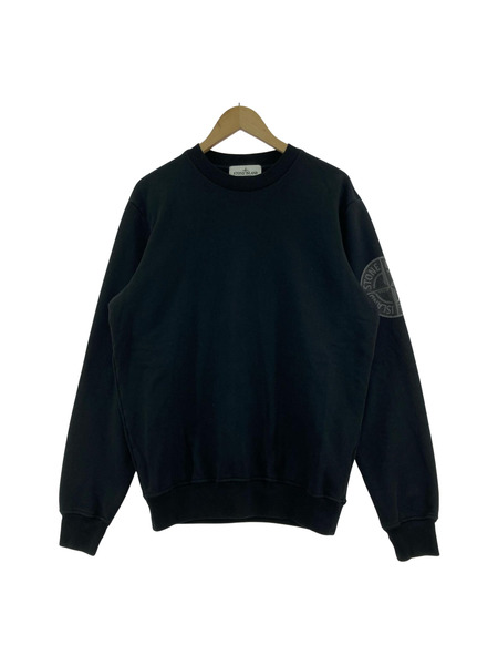 STONE ISLAND スウェット・トレーナー Cotton Fleece BLK M