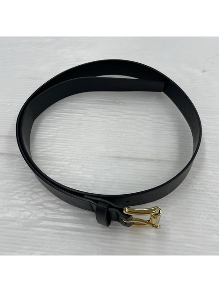 MICHAEL KORS 長袖ワンピース 総柄レザーベルトワンピース 黒