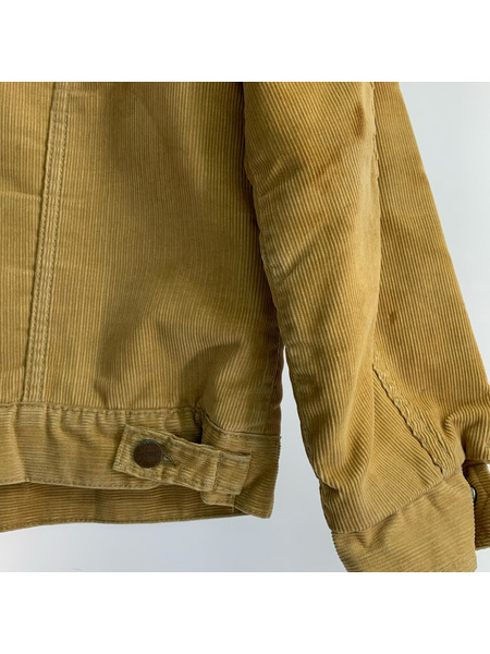 Wrangler ジャケット 80s コーデュロイボアランチコート BEG S