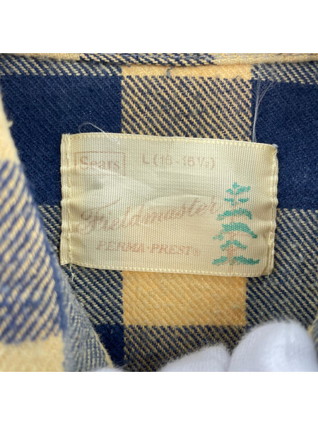 長袖シャツ Sears Fieldmaster ネルシャツ チェック