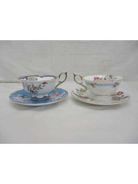 洋食器 WEDGWOOD カップ＆ソーサー 2客