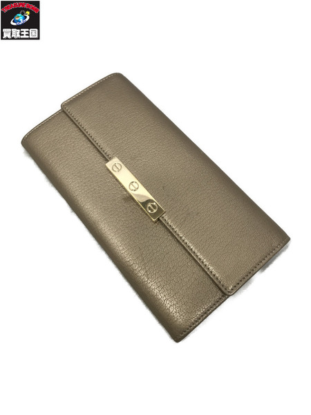 長財布 cartier ラブコレクション ブロンズ