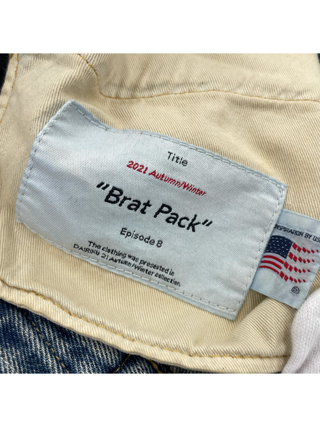 DAIRIKU デニム・ジーンズ 21AW D-4 ペインテッドデニムパンツ