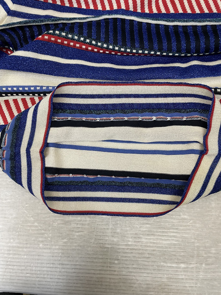 CHANEL 2016 マルチボーダー ラメニット 34