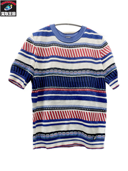 CHANEL 2016 マルチボーダー ラメニット 34