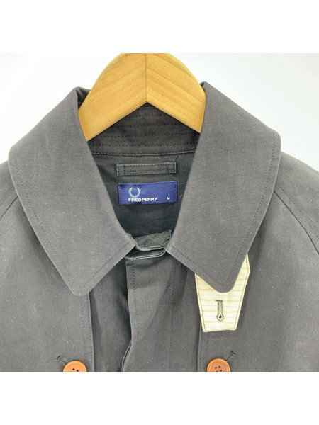 FRED PERRY ソノ他 ベルテッドコート 黒 (M)